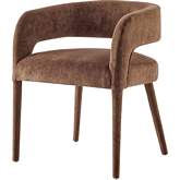 Lauryn Dining Side Chair in All Over Cream Velvet